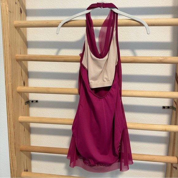 Balera Mesh Halter Dress with Cowl Neck for Women - Picture 6 of 7